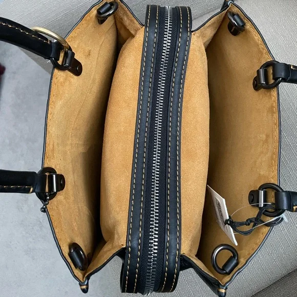 🍁SOLD Coach Rogue 30 bag black new with tags - Picture 10 of 13